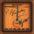 Pierre plays on his signature series Wyres strings